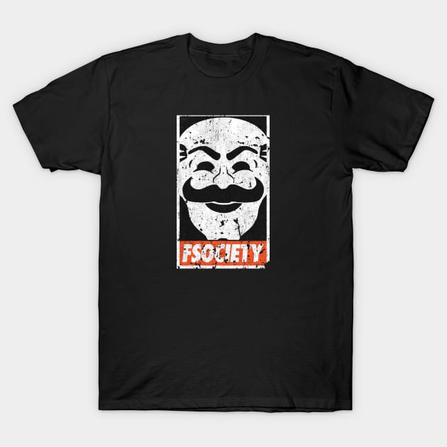 fsociety - Vintage T-Shirt by JCD666